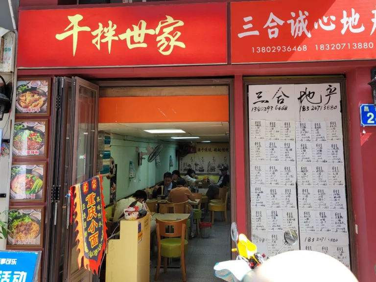 chongqing style noodles in Guangzhou